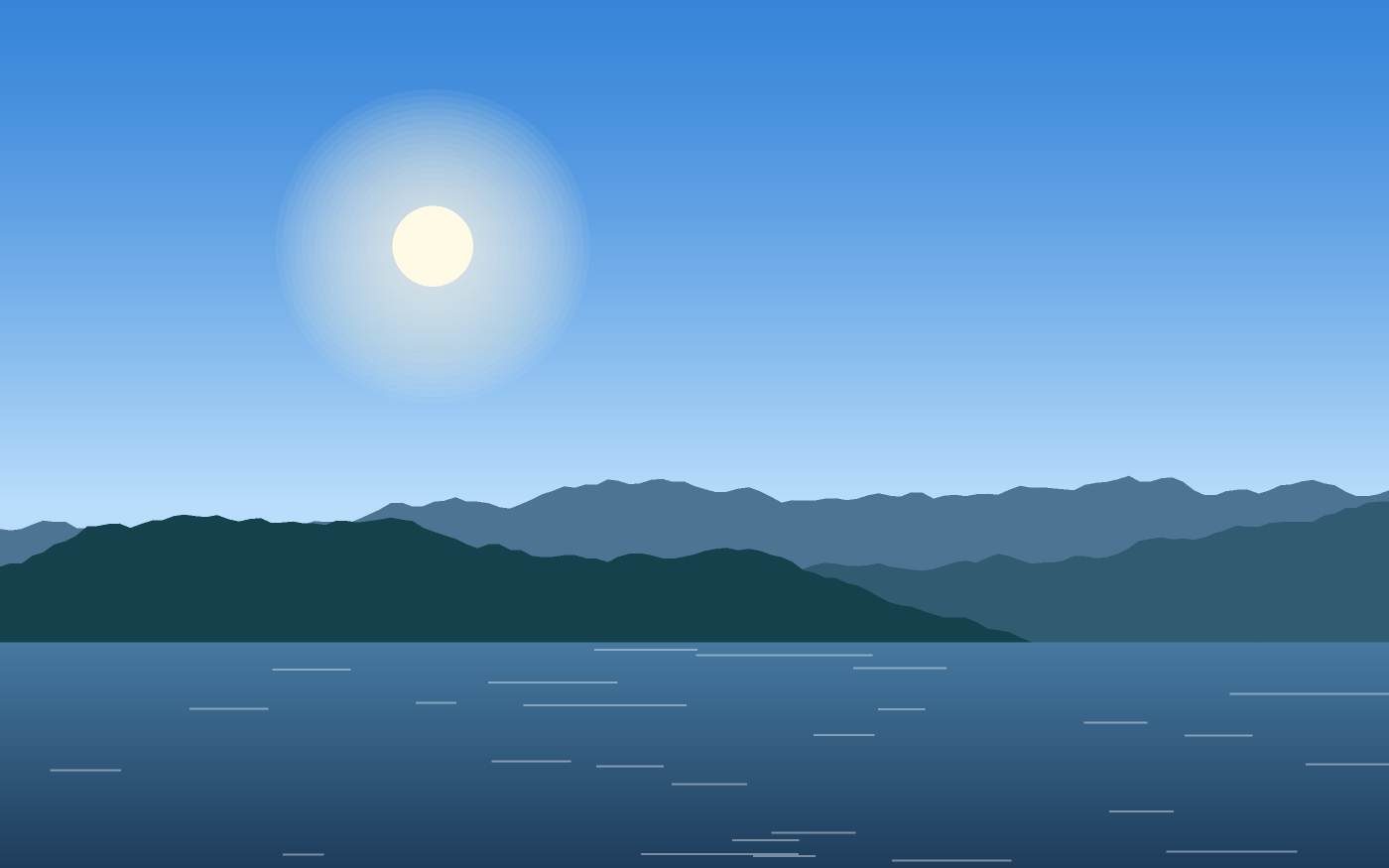 Landschapsillustratie