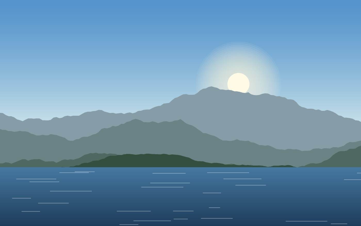 Landschapsillustratie