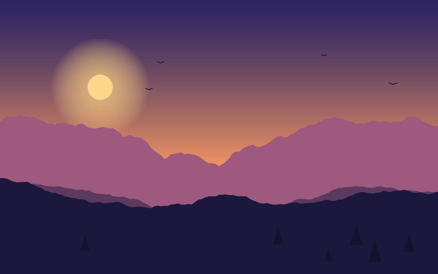 Landskabsillustration