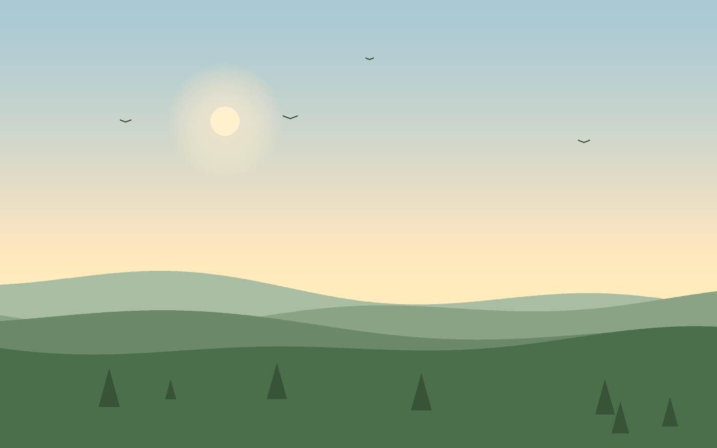 Ilustración de un paisaje