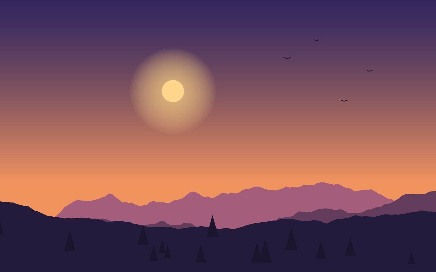 Ilustracja krajobrazu