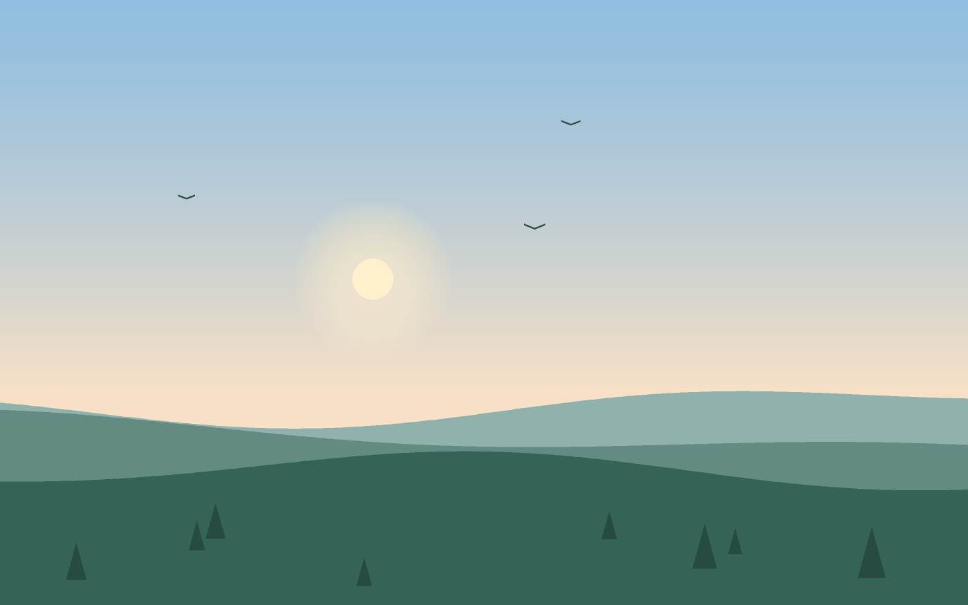 Ilustracja krajobrazu
