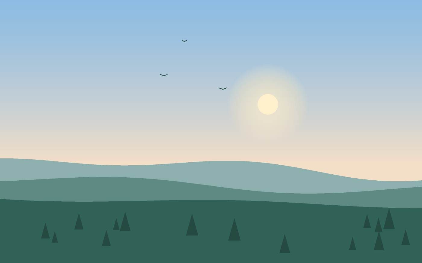 Ilustracja krajobrazu