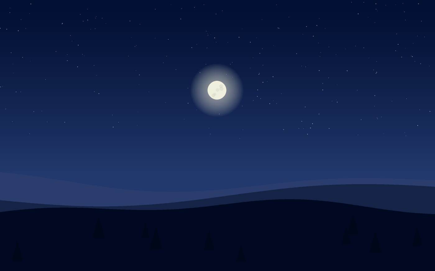 Ilustração de uma paisagem