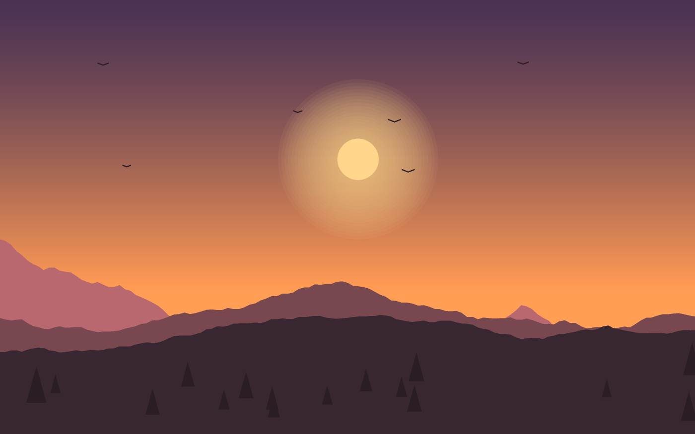 Landskapsillustration